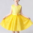 thumbnail image 1 of hengsof Star Sequin Mesh Party Dress for Girls, Sleeveless Performance Gown for Stage Shows, Dance Outfit for Competitions and Special Occasions, Size 4-15 Years, 1 of 7