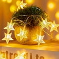 thumbnail image 1 of hengsof Star String Lights 3M 20 LED Star Fairy Lights, String Lights for Bedroom Tent Patio Xmas Party Indoor Decor, 1 of 9