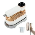 thumbnail image 1 of hengsof Steam Iron for Clothes 1800W with LCD Screen, Nonstick Ceramic Soleplate, Auto Shutoff, Anti-Drip, Self-Cleaning, 1 of 5