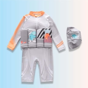 hengsof Swimsuit for Toddlers Boys Girls Floating Bathing Suit Baby Kids Float Learn to Swim Suit Floatation Beach Pool