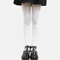 thumbnail image 1 of hengsof Teen Girls Rhinestone Mesh Tights for 5-15 Years Solid Color Sparkle Fishnet Sheer Leggings Fashion Party Wear Hosiery Dance Pants, 1 of 3