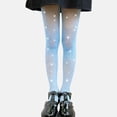 thumbnail image 1 of hengsof Teen Girls Rhinestone Mesh Tights for 5-15 Years Solid Color Sparkle Fishnet Sheer Leggings Fashion Party Wear Hosiery Dance Pants, 1 of 3
