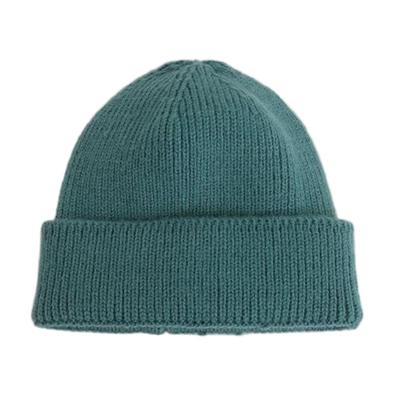 hengsof Toddler Beanie Boys Girls Winter Hats Children Cuffed Knit Warm Skull Caps Kids Solid Color Woolen Hat