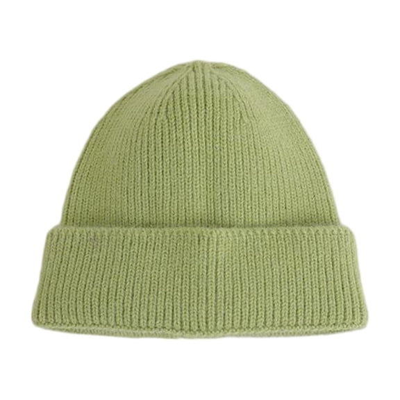 hengsof Toddler Beanie Boys Girls Winter Hats Children Cuffed Knit Warm Skull Caps Kids Solid Color Woolen Hat