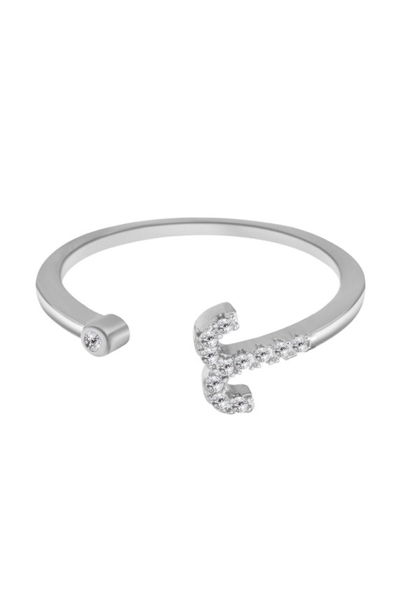 Twelve Constellations Electroplated Ring, Rose Gold Tone Lady Open Band, Zodiac Sign Design Jewelry, Personalized Horoscope Accessory