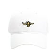 thumbnail image 1 of hengsof Vintage Washed Baseball Cap with Floral Bee Embroidery, Adjustable Baseball Cap for Men Women, 1 of 6