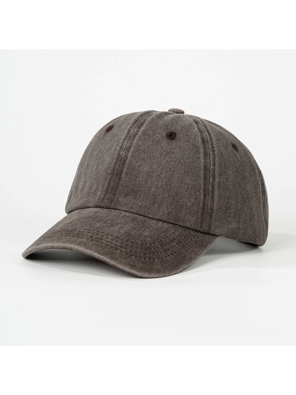 Vintage Washed Cotton Plain Baseball Caps Adjustable Unstructured Soft Blank Casual Ball Hats for Men Women
