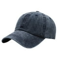 thumbnail image 1 of hengsof Vintage Washed Ventilate Versatile Hat Adjustable Baseball Cap for Men Women Sun Hats Beach Outdoor Sports, 1 of 5