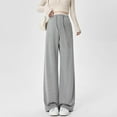 thumbnail image 1 of hengsof Wide Leg Sweat Pants for Maternity High Waisted Baggy Sweatpants Casual Drawstring Workout Pants, 1 of 6