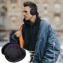 hengsof Winter Ear Muffs for Men Women Fleece Ear Warmers for Cold Weather Running-Behind the Head Earmuffs Adjustable