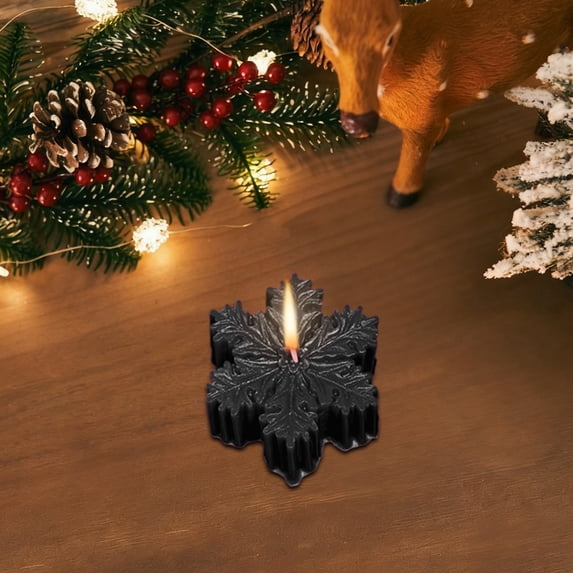 hengsof Winter Snowflake-Shaped Aroma Christmas Candles Wholesale Mini Candles for Ambiance Sensation Holiday Gifts Home Decor Perfect for Christmas