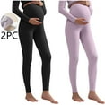 thumbnail image 1 of hengsof Women’s Maternity Leggings Over The Belly Butt Lift Soft Workout Pregnancy Yoga Pants, 1 of 3