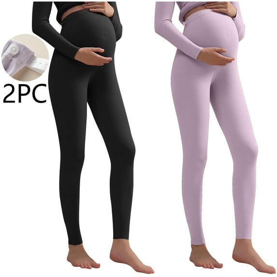 hengsof Women’s Maternity Leggings Over The Belly Butt Lift Soft Workout Pregnancy Yoga Pants