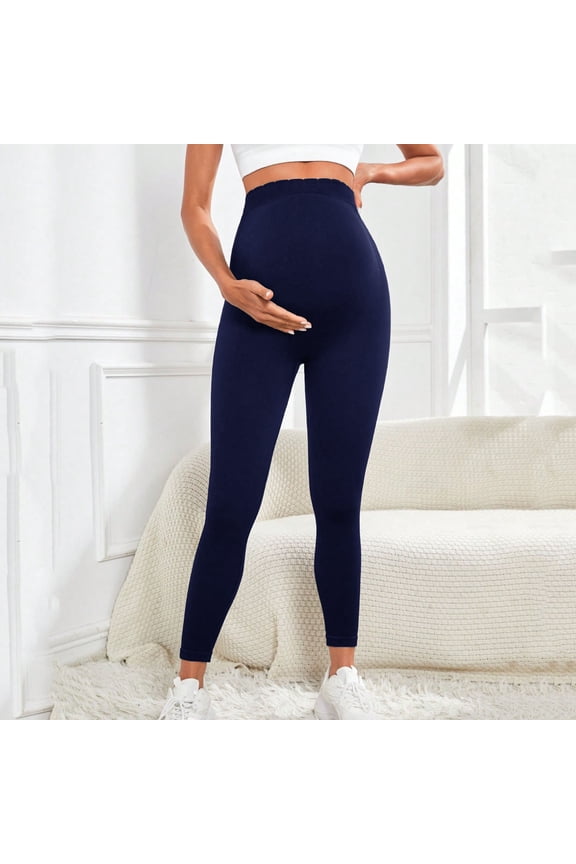 Women's Maternity Leggings over the Belly Pregnancy Active Wear Workout Yoga Tights Pants