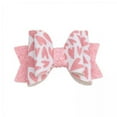 thumbnail image 1 of hengtong 2xValentine Hair Bows Glitter Bow Hair Clip for Birthday Valentine's Day Gifts Pink Heart, 1 of 9