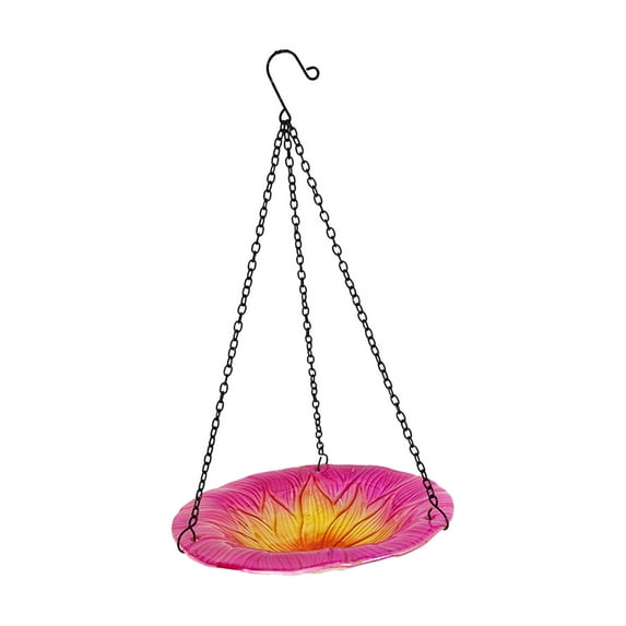hengtong Bird Bath, Bird Water Feeder for Hanging Birds for Deck, Patio, Backyard, Garden 8inch
