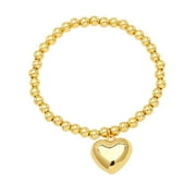 hengtong Bracelet Classic Casual Elegant Women Heart Bracelet for Engagement B