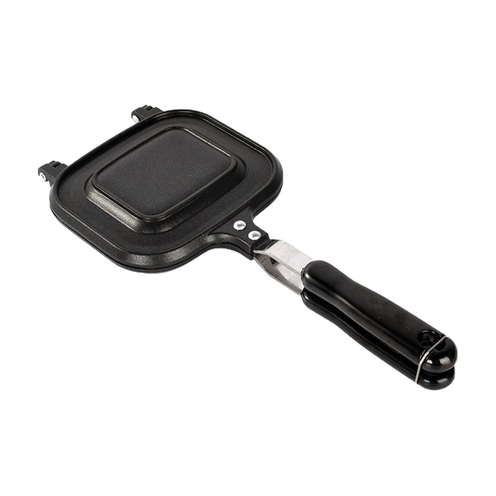 hengtong Bread Toast Maker Double Sided Heating with Handle Non Stick Coating Sandwiches