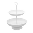 thumbnail image 1 of hengtong Cake Stand Party Serving Tray 3 Layered Table Decor Dessert Display Stand Cookie Tray Rack for Candy Donuts Celebration Event White, 1 of 9