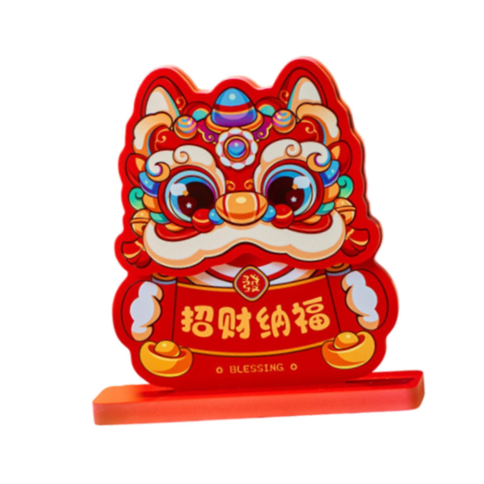 hengtong Chinese New Year Decoration 2025 Ornament for Celebration Living Room Office A