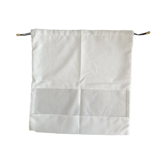 hengtong Cloth Storage Pouch String Dust Bags Packing Shoe Pouch Bag Organizer Waterproof White 50cmx56cm
