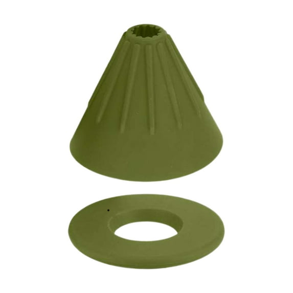 hengtong Coffee Cup Pour over Coffee Pedal Shape Easy to Clean Paperless Pour over Coffee green