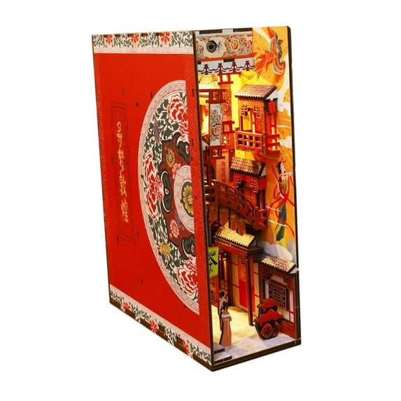 hengtong DIY Miniature Dollhouse Kit with Furniture Asseccories Birthday Gifts A