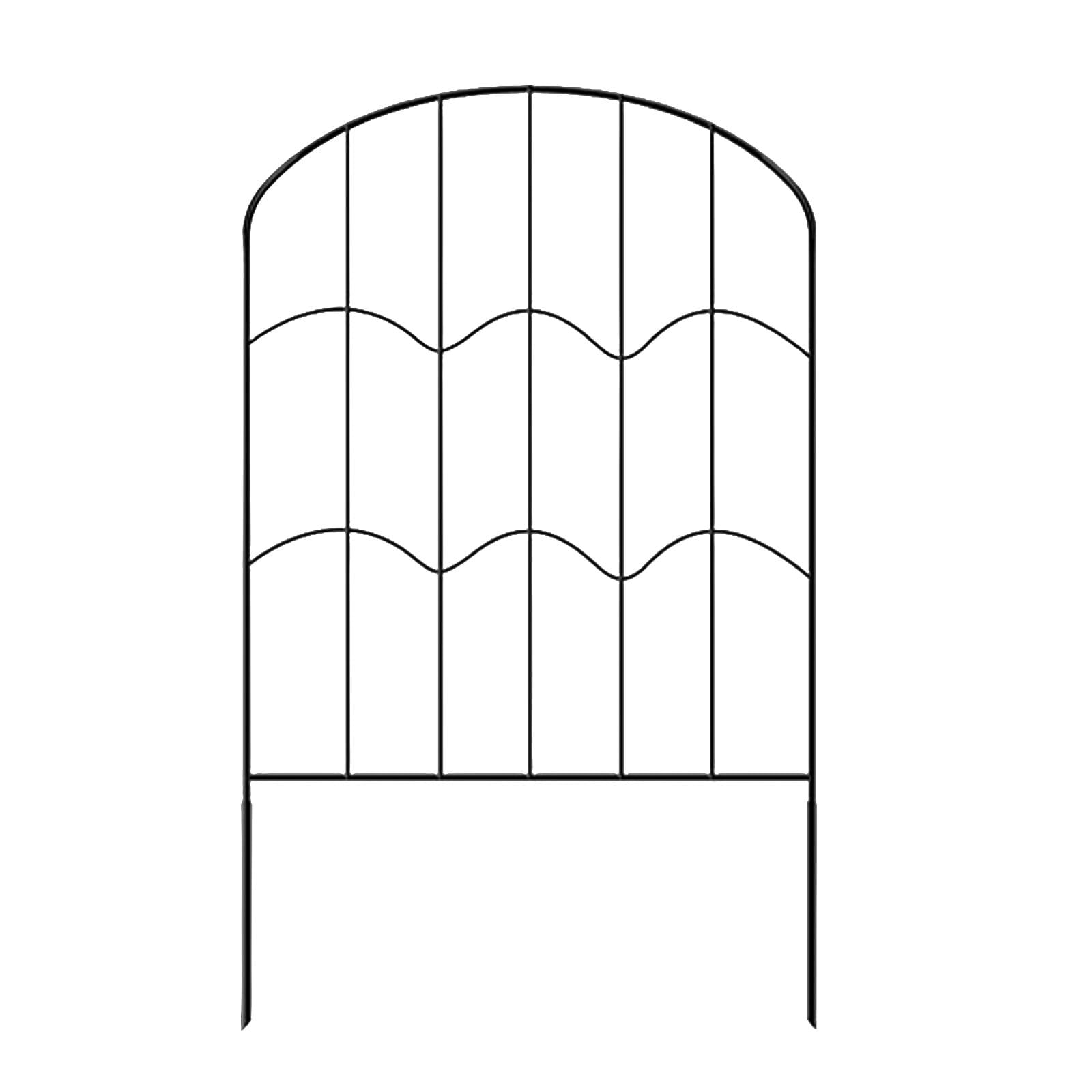 hengtong Decorative Garden Fence Decor Landscape Rustproof Picket Edging Iron Wire Border
