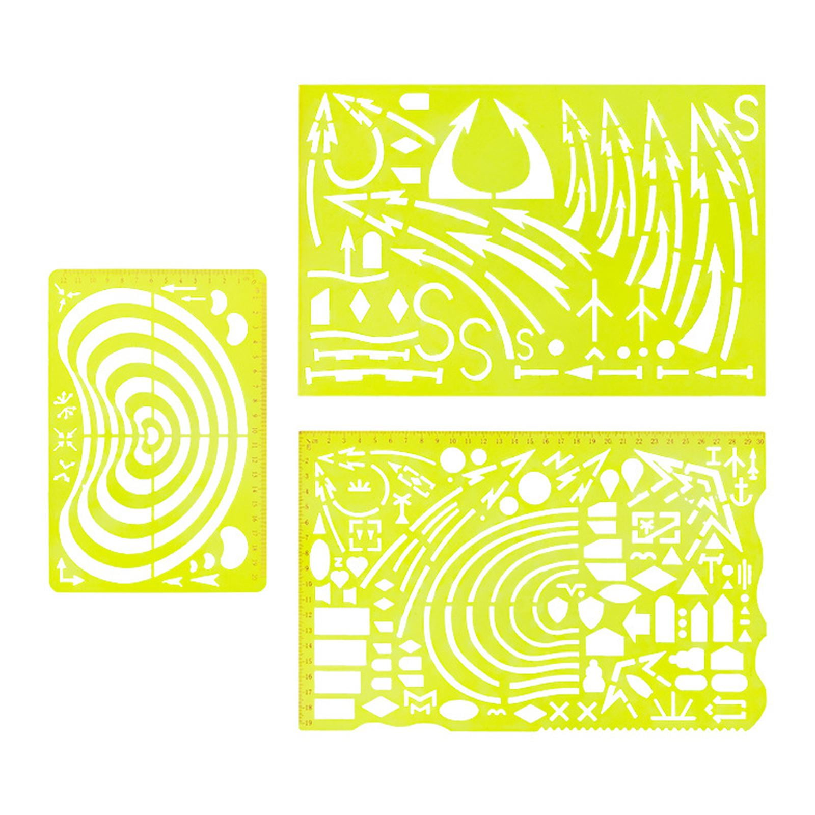 hengtong Drawing Template Ruler Geographic Coordinate Ruler Learning ...