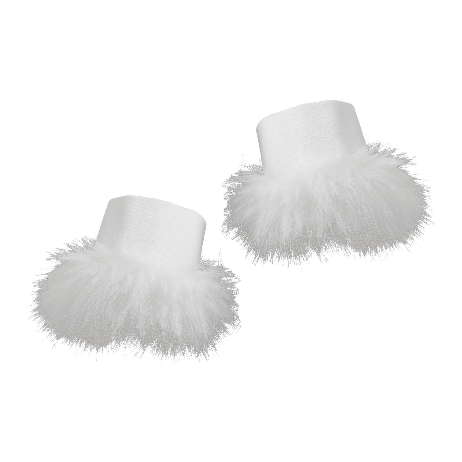 hengtong False Cuffs Outfit Accessory Winter Wrist Cuffs for Halloween Shirts Blouses