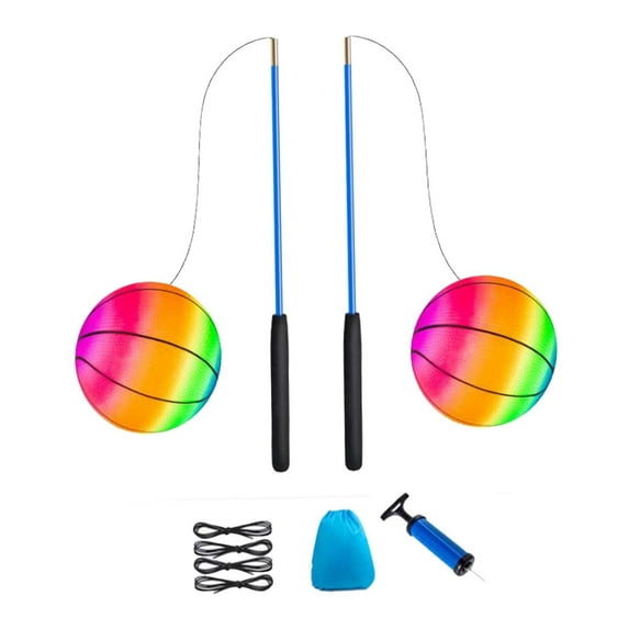 hengtong Fitness Ball Bouncing Ball Tennis Training, Hand Throwing Ball Exercise Ball for blue