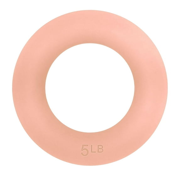 hengtong Power Ring 5lbs 2 in 1 Kettlebell Dumbbell for Aerobics Home Fitness Pilates light pink