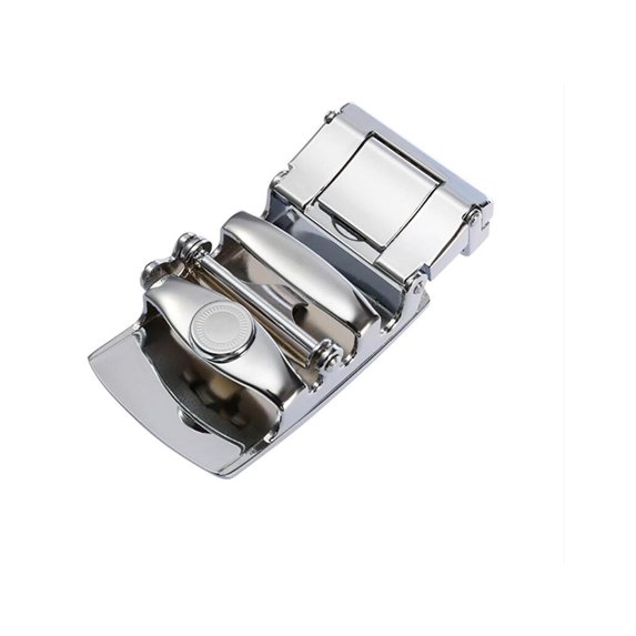hengtong Ratchet Belt Buckle Click Buckle for Pants Apparel Accessories Business Suit Style C