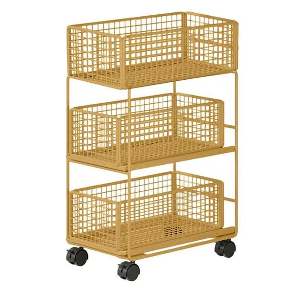 hengtong Under Desk Cart Practical Rolling Storage Organizer for Office Home Bathroom M M