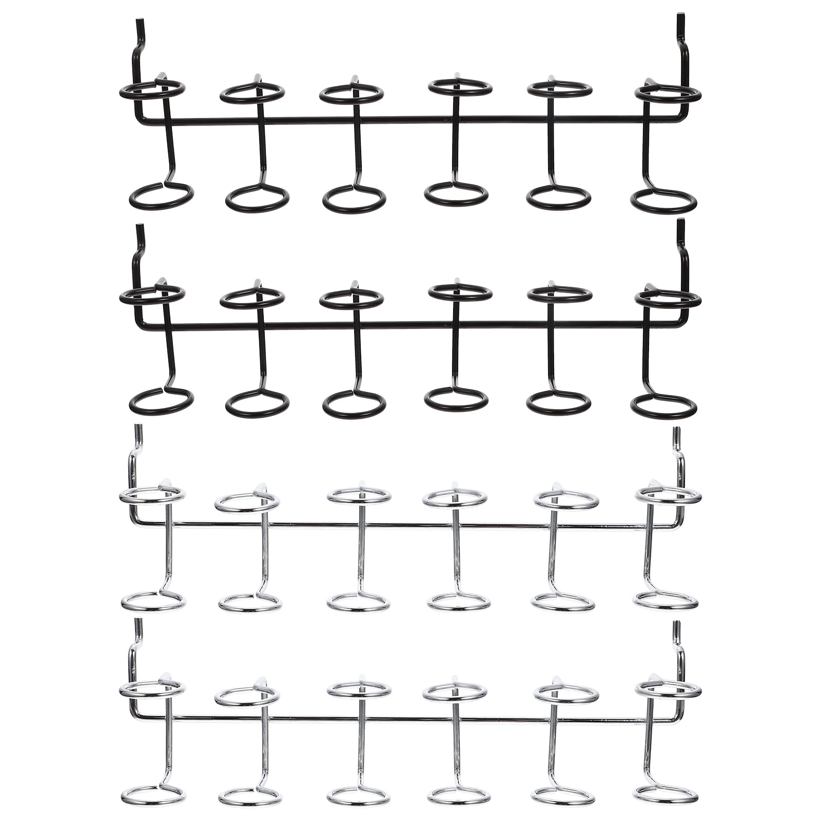 hengzirui 4pcs Pegboard Hooks MultiRing Tool Holders for Kitchen