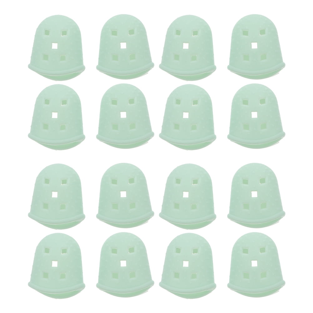 Protège-doigts Silicone Pour Kalimba | 2 Pièces Vertes, Confort Débutants, Soulage Douleur Pouces