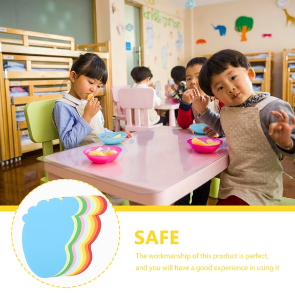 hengzirui Paper Cutouts 72pcs School Paper Cutouts Delicate Paper Cutouts Kindergarten Paper Cut Art Decors