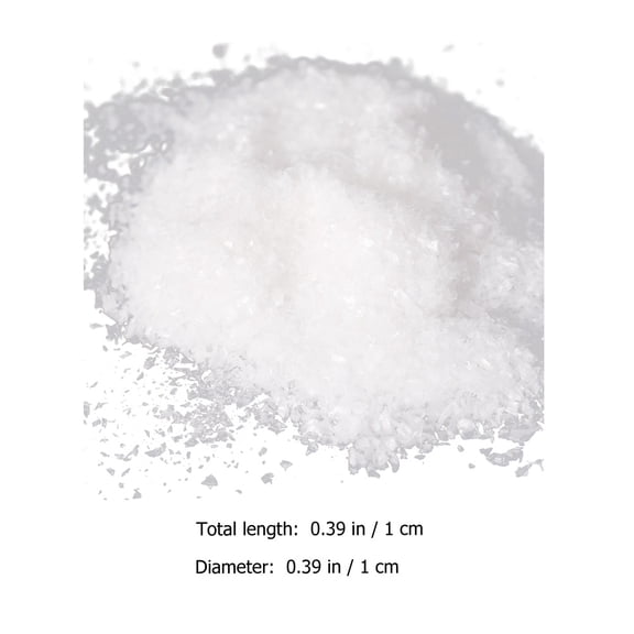 hengzirui Snow Powder Decor 1 Set Christmas Artificial Snow Powder Simulation Snowflake Fake Snow Powder