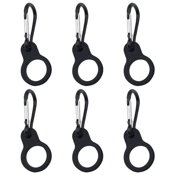 hengzirui Water Bottle Carrier 6Pcs Professional Bottle Clips Convenient Bottle Holders Wear-resistant Bottle Buckles