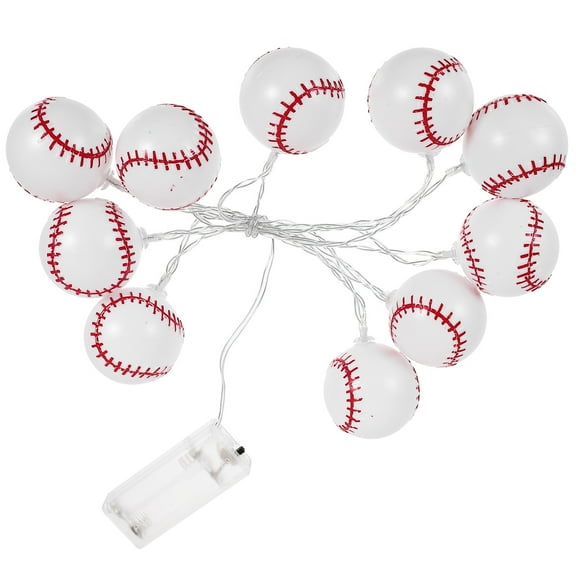 hengzirui baseball light String Light Sports Baseball Light Party Light Patio Light for Bedroom Outdoor