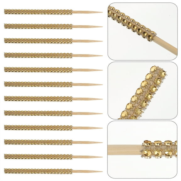 hengzirui candy stick 32Pcs Decorative Apples Sticks Multi-function Lollipop Sticks Delicate Cake Sticks