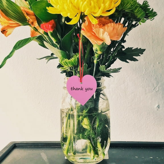 hengzirui guest book sign 1 Set Heart Shaped Tags Gift Hanging Label Tags Party Favors Tags Valentine's Day Tags