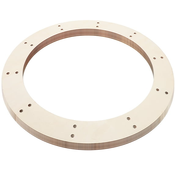 hengzirui wreath frame large 6pcs Round Wreaths Frames DIY Circle Wooden Wreaths Frames Wreath Making Rings