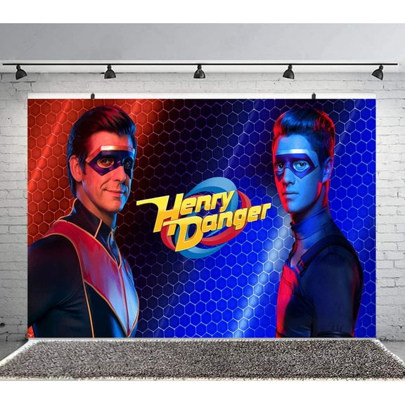 henry danger Backdrop Banner Party Supplies Poster Movie Theme Background for Photography Kids Birthday Decorations