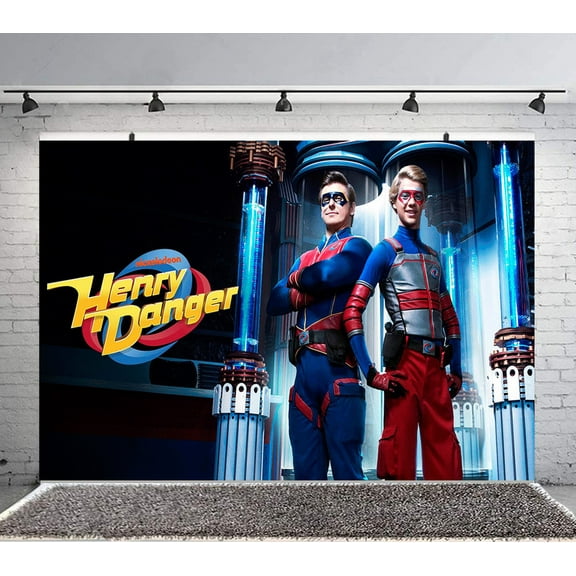 henry danger Backdrop Banner Party Supplies Poster Movie Theme Background for Photography Kids Birthday Decorations