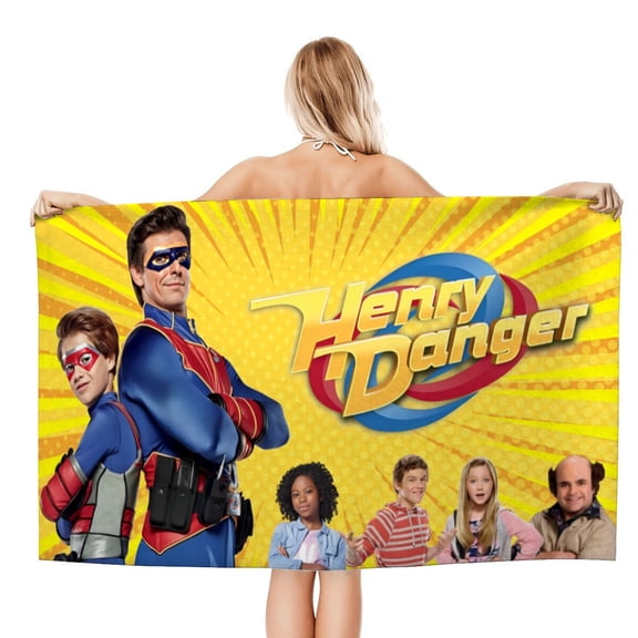 henry danger Gifts Beach Towel for Women Girl Birthday Inspired Fan Bath Outdoor Music Lover