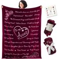 thumbnail image 1 of for her, My Wife Birthday Gift Ideas, Gifts for Wife Blanket, Gift from Husband for Wife Anniversary, Birthday Presents for Wife Romantic, 65" x 50" (Silver), 1 of 5