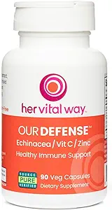 her vital way | Our Defense Healthy Immune Support | Antioxidant Protection | Echinacea/Vit C/Zinc