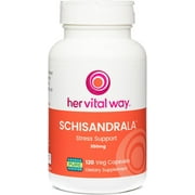 her vital way | SchisandraLa  Adaptogenic Stress Support | 120 servings | Systemic Stress Management & Adrenal Support
