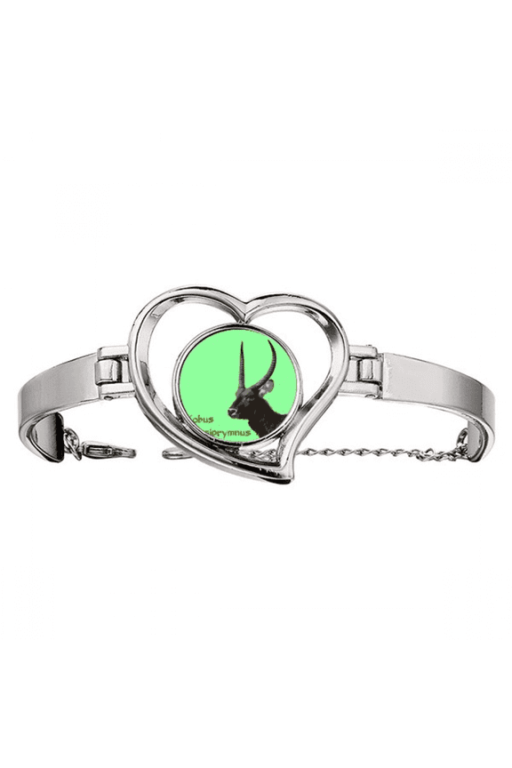 herbivorous antelope afbracelet heart jewelry wire bangle